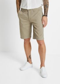 Chino-Bermuda aus reiner Baumwolle Regular Fit in gr&uuml;n, Gr&ouml;sse 58, 100% Baumwolle, bonprix