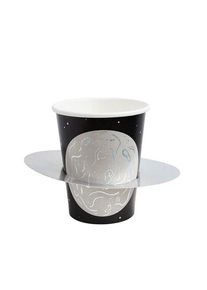 Club Green 8 Astronauten Pappbecher 250ml