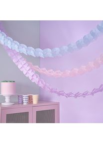 Ginger Ray 3 ghirlande a nido d'ape Bella Pastel 3m