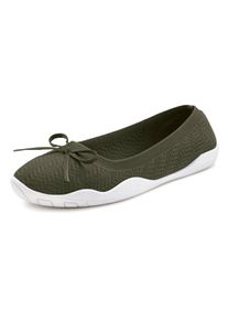Lascana Witt Damen Sneaker Ballerinas, olivgr&uuml;n, Gr&ouml;&szlig;e 37, 100% Textil