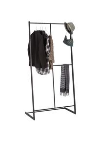 CARRYHOME Kleiderst&auml;nder , Schwarz , Metall , 80x160x40 cm , Garderobe, Garderobenst&auml;nder