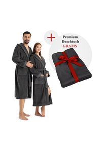 Goodproduct, GOODproduct Unisex-Bademantel &raquo;Fenya, 330 g/m&sup2;, Premium, Hotelbademantel, Morgenmantel, Sauna & Spa&laquo; 1 Stk. Reissverschlusstaschen, weich