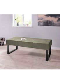 Home Affaire , Sitzbank »Oliver« , grün , Sitz gepolstert