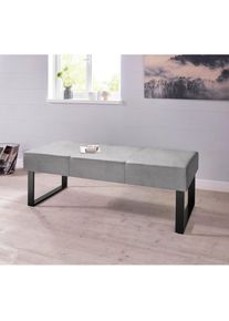 Home Affaire , Sitzbank »Oliver« , grau , Sitz gepolstert