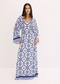 Maxikleid aus softem Viskose-Mix in weiss, Grösse 44/46 (L), bonprix