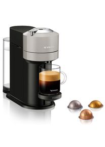 Nespresso Kapselmaschine &raquo;Vertuo Next Basic XN910B von Krups&laquo;, 54 % aus recyceltem Kunststoff, inkl. Willkommenspaket mit 12 Kapseln grau...