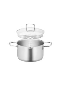 M&auml;ser M&auml;ser, M&Auml;SER Kochtopf &raquo;M&auml;ser SANVITO mit Deckel&laquo; 2 tlg. tlg., silberfarben, 3 l + &Oslash; 20 cm + H&ouml;he 11,9 cm