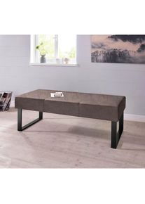 Home Affaire , Sitzbank »Oliver« , braun , Sitz gepolstert