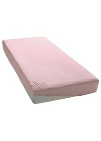 Spannbettlaken »PAPRIKA« Bettlaken, Laken, in zwei Qualitäten: Fleece & Jersey, 100% Polyester , rosa , my home , Obermaterial: 100% Polyester