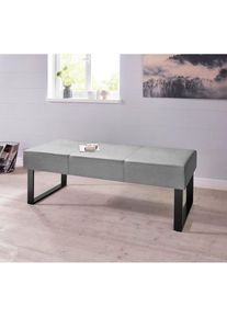 Home Affaire , Sitzbank »Oliver« , grau , Sitz gepolstert