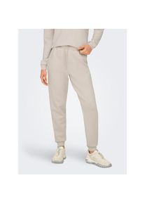 Only Play, Unisex, Only Play Sweathose &raquo;ONPLOUNGE HW SWEAT PNT - NOOS&laquo; mit Kordelzug, pumice stone, M (38), N-Gr, Bequeme Sweathose von Only Play