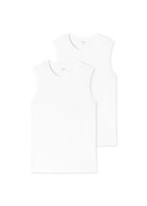 uncover by SCHIESSER , Damen , Tanktop »Uncover Cotton«, Cotton-Mix, elastisch, breite Träger, Doppelpack , Herren-Shirts aus der SCHIESSER-Serie...