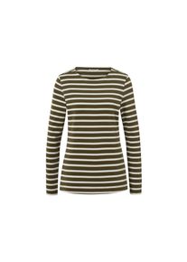 Tchibo - Gestreiftes Langarmshirt - Damen - Gr. S - creme/gestreift