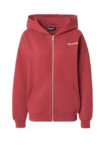 Pegador Sweatjacke 'LANCY' Damen Gr&ouml;&szlig;e XL feuerrot / wei&szlig;