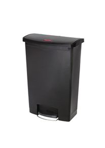 Gastro Rubbermaid Slim Jim Front Step Pedaleimer schwarz 90L