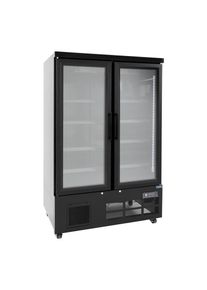 Polar G-Serie Getränkekühlschrank 744 Liter 2-türig, schwarz | Gastro Kühlschrank | Flaschenkühlschrank | Kühlschrank Flaschen | Flaschenkühlschrank