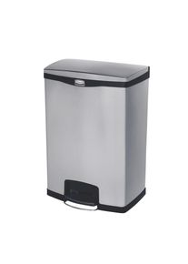 Gastro Rubbermaid Slim Jim Front Step Pedaleimer Edelstahl 90L