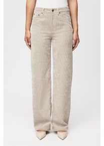 Drykorn MEDLEY Mid-Waist Jeans in Cord in beige, Größe 25x34