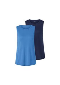 Tchibo - 2 Tops de sport - taille: S - bleu/bleu