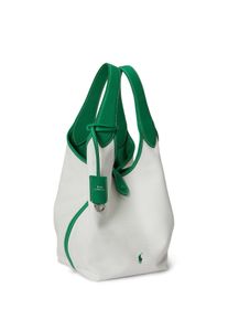 Polo Ralph Lauren, Femmes Cabas, beige / vert