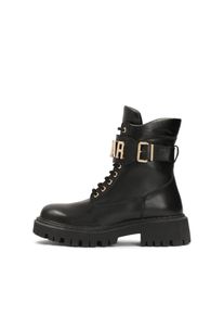 Kazar Stiefelette Damen Gr&ouml;&szlig;e 37 gold / schwarz Winterschuhe