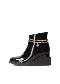 Kazar Stiefelette Damen Gr&ouml;&szlig;e 39 gold / schwarz Winterschuhe