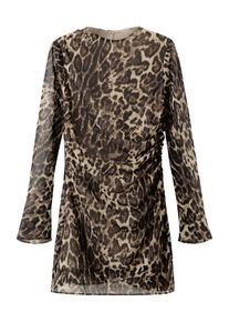 Mango Kleid 'OLBIA' Damen Gr&ouml;&szlig;e 34 schoko / cappuccino / schwarz Sommerkleid