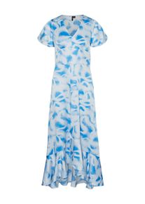 V&eacute;ro Moda Vero Moda Kleid 'MERLE' Damen Gr&ouml;&szlig;e 42 t&uuml;rkis / hellblau / wei&szlig; Winterkleid