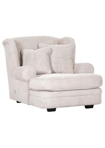 Ambia Home Xxl-Sessel , Naturfarben , Textil , Buche , massiv , F&uuml;llung: Schaumstoff,Schaumstoff , 121x100x140 cm , Stoffauswahl , Wohnzimmer, Sessel, Ohrensessel