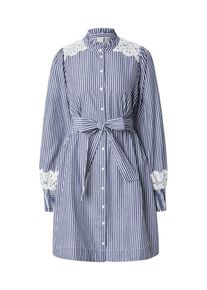 Y.A.S YAS Blusenkleid 'YASSTRIA' Damen, dunkelblau / wei&szlig;, Gr&ouml;&szlig;e 36