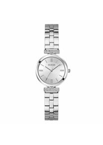 Guess, Femmes Montre &agrave; affichage analogique, noir / argent / transparent