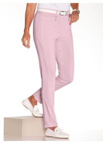 WITT Damen Bengalinhose mit elastischen Eins&auml;tzen, ros&eacute;, Gr&ouml;&szlig;e 23, 80% Viskose, 17% Polyamid, 3% Elasthan