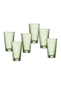 Ritzenhoff & Breker Longdrinkglas »Favo 6 Stück« , grün , Ritzenhoff & Breker