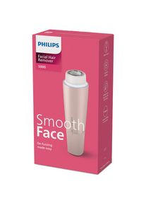 Philips , Gesichtsepilierer »Series 5000 BRR454/00« mit Spiegel und LED-Licht, inkl. Reinigungsbürste , rosa