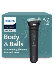 Philips , Elektrokörperrasierer »Serie 7000 BG7470/15« 4 Stk. Aufsätze mit flexiblem 2D-Scherkopf, Präzisionskamm, inkl. Reiseetui , schwarz