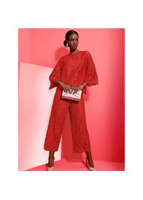 CR&Eacute;ATION L Creation L, Unisex, creation L Spitzenbluse, rot, 48, edle Spitze