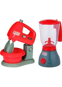 Kinder-Haushaltsset »Standmixer und Mixer mit Topf« mit Licht- und Soundeffekt , rot , Happy People