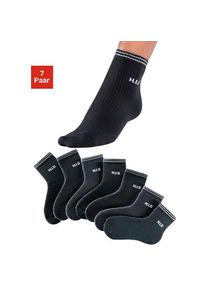 H.I.S. H.I.S , Damen , Kurzsocken Packung, 7 Paar tlg. mit Vollfrottee , schwarz , Sportive Kurzsocken für Sie im 7er-Pack von H.I.S