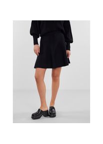 Y.A.S, Unisex, Minirock &raquo;YASFONNY HW KNIT SKIRT S. NOOS&laquo;, schwarz, XS (34), Gestrickter, kurzer Rock von YAS