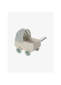 Maileg poupee de chiffon Kinderwagen mit Babymaus menthe