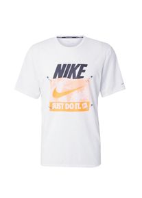 Nike, Hommes T-Shirt fonctionnel 'ENERGY', orange clair / noir / blanc