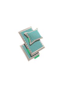 Ackerman Massagematte »Pranamat ECO – Matte + Kissen + Minimatte«, türkis, Einheitsgröße, Massagematte