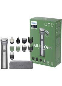 Philips, Multifunktionstrimmer »Series 5000 MG5941/15« 11 Aufsätze 11-in-1-Trimmer für Gesicht, Körper und Kopfhaare, silberfarben