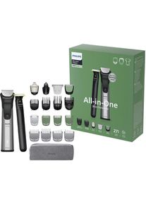 Philips, Multifunktionstrimmer »Series 9000 MG9557/15« 20 Aufsätze 20-in-1-Trimmer für Gesicht, Körper und Kopfhaare, silberfarben