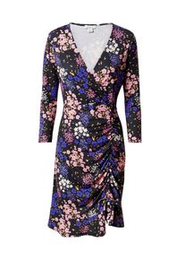 Oasis, Femmes Robe, violet clair / rose clair / noir / blanc