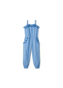 Tchibo - Web-Jumpsuit - Mädchen - Gr. 158/164 - blau/print