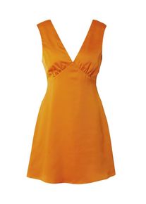 Selected, Femmes Robe 'SLFSILLE', orange