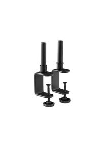 Pince pour cloison acoustique de bureau Softline, lot de 2, gris, 37 mm