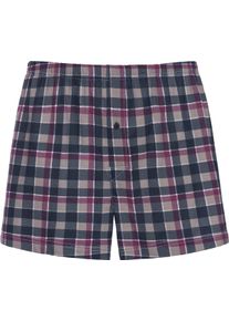 Herren Boxershorts blau-kariert