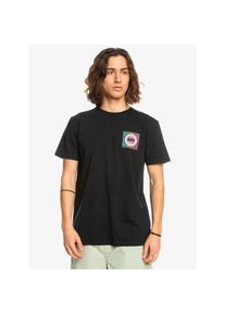 Quiksilver , Herren,Damen , T-Shirt »Shadow Groove« , schwarz , Stoff: Leichter Baumwolljersey